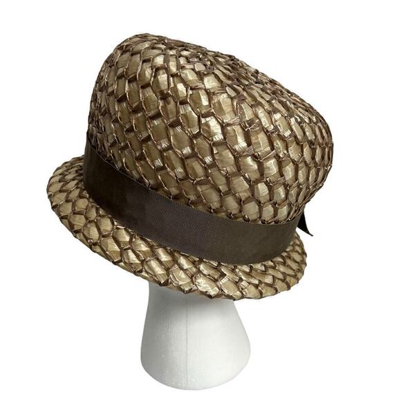 Vintage Union Made Hat Crusher Church Hat Circa 1940\'s. main image 9